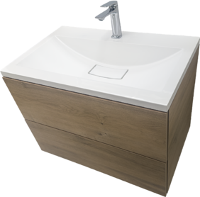  PVC МЕБЕЛ ЗА БАНЯ Napoli 80 OAK W